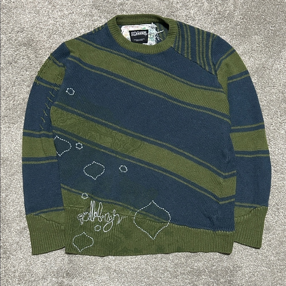 Y2K Billabong Patterned Knit Sweater Vintage